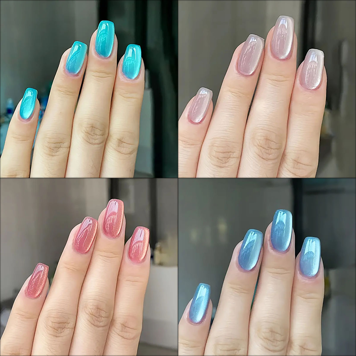 Nail Art Pink - 24 قطعة/30 قطعة أظافر صناعية قصيرة