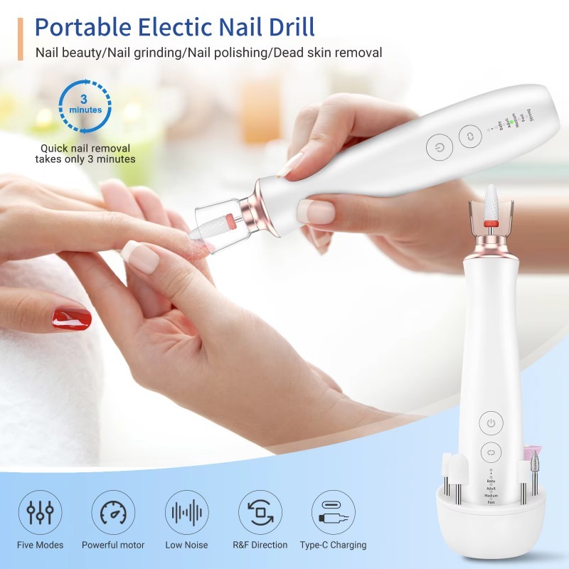 جهاز حفر الأظافر المحمول طراز  - مراجعة Nail Drill Machine وسعره