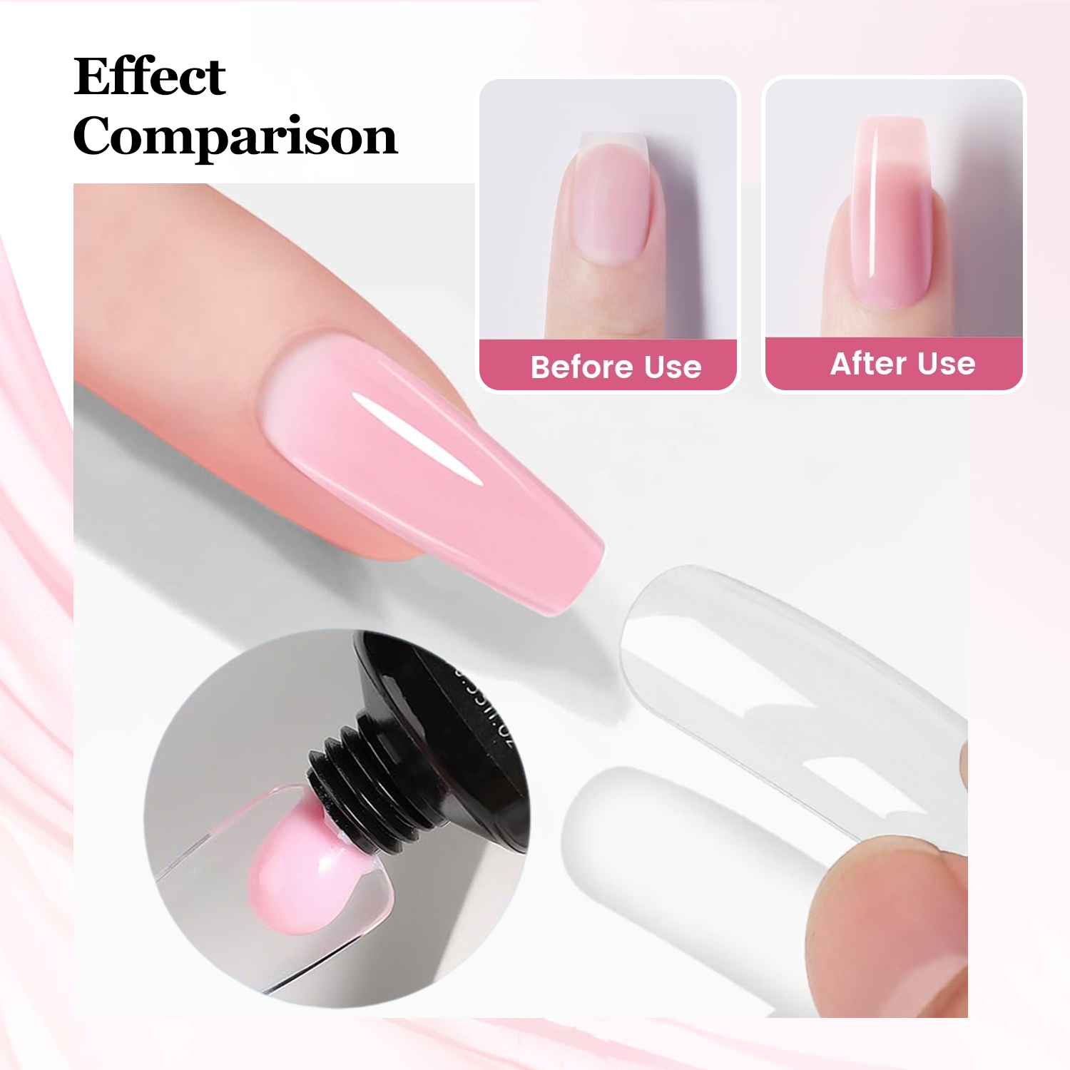 جل تمديد الأظافر متعدد الألوان - مراجعة Nail Art Ombre وسعره