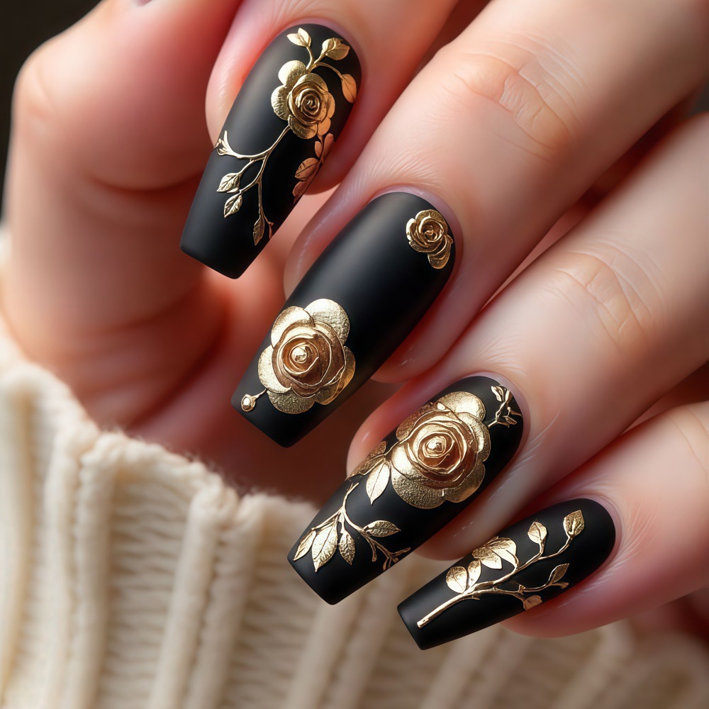 أظافر صناعية ثلاثية الأبعاد لل - مراجعة Nail Art Press On وسعره