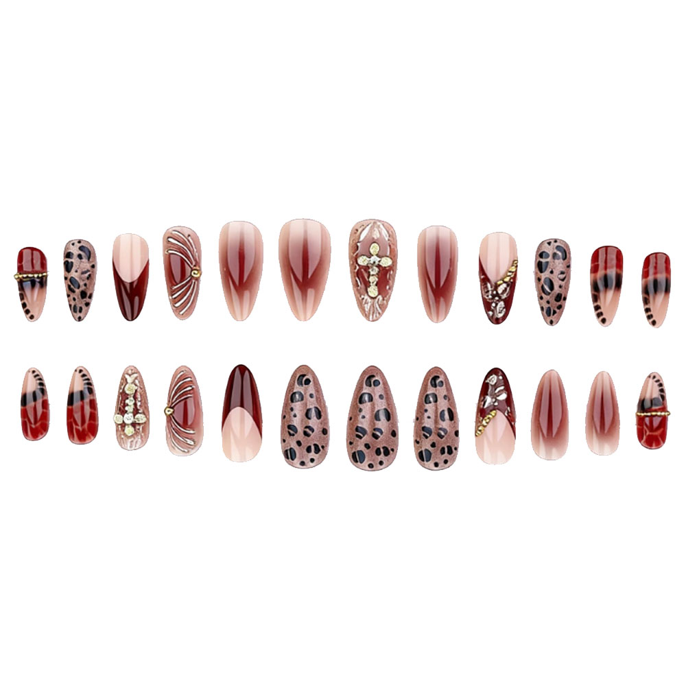 أظافر صناعية متوسطة الحجم للنس - مراجعة Nail Art Press On وسعره