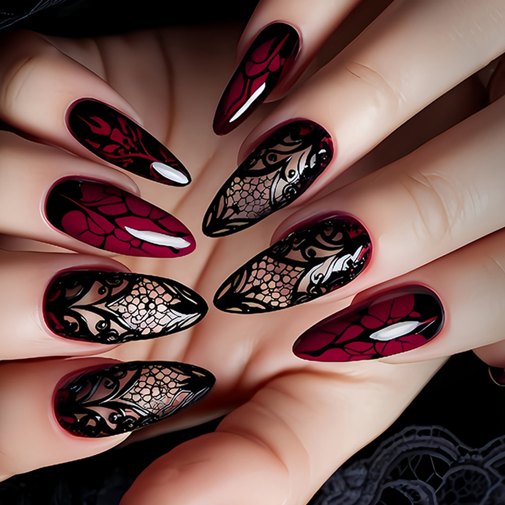 أظافر صناعية متوسطة الحجم للنس - مراجعة Nail Art Press On وسعره