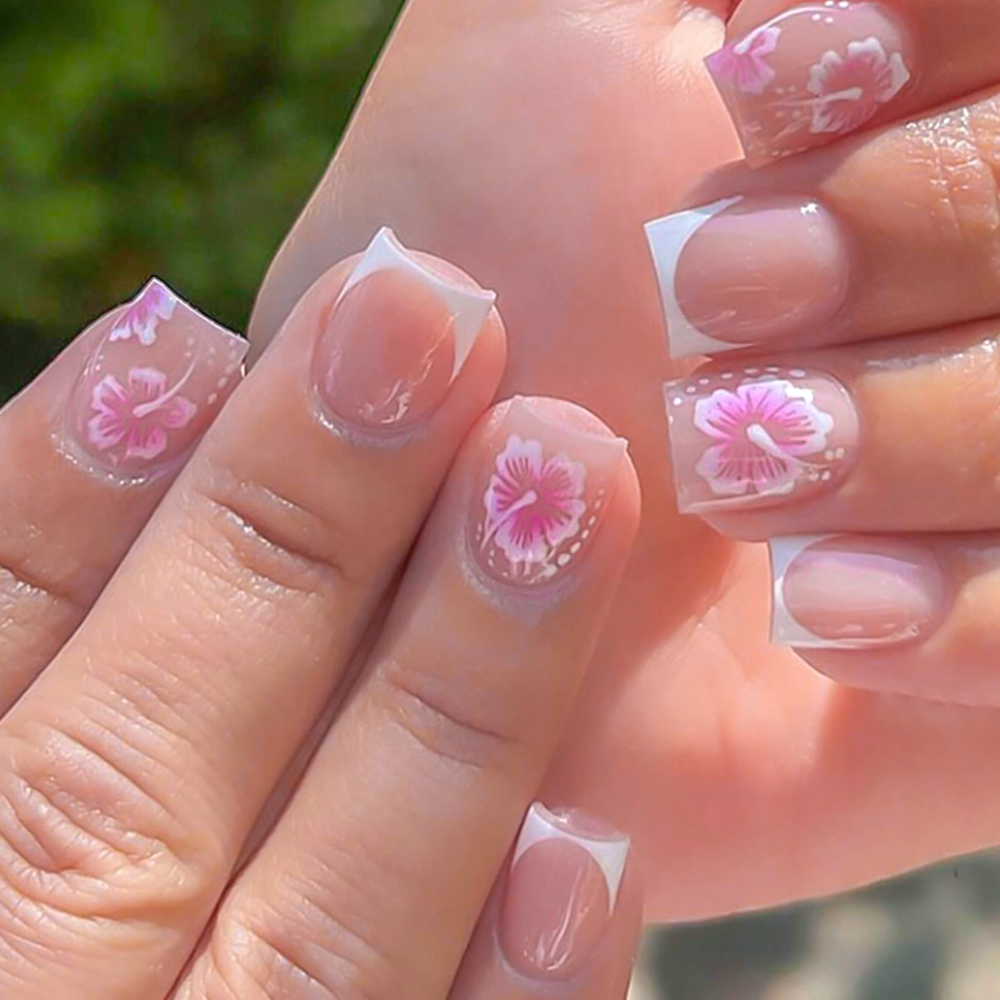 24 قطعة من الأظافر الصناعية عل - مراجعة Nail Art Press On وسعره
